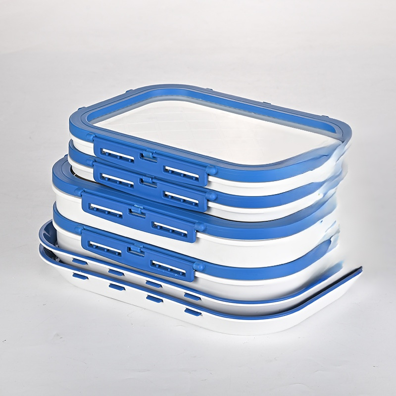 Rectangular food sealing tray