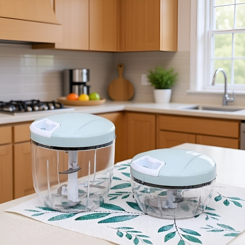 간편한 손잡이 디자인의 마늘 믹서