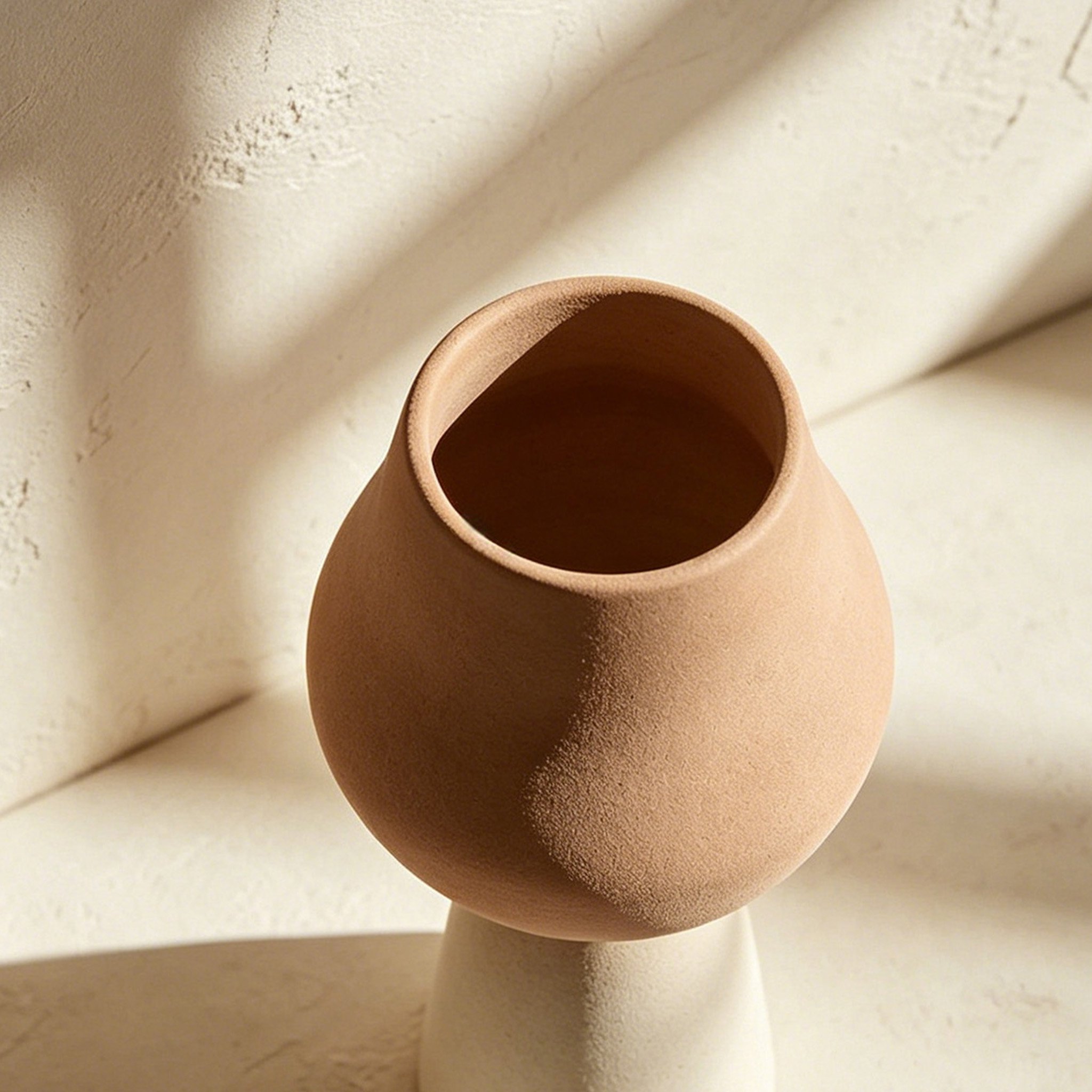 Dwa ceramiczne wazony w nowoczesnym stylu