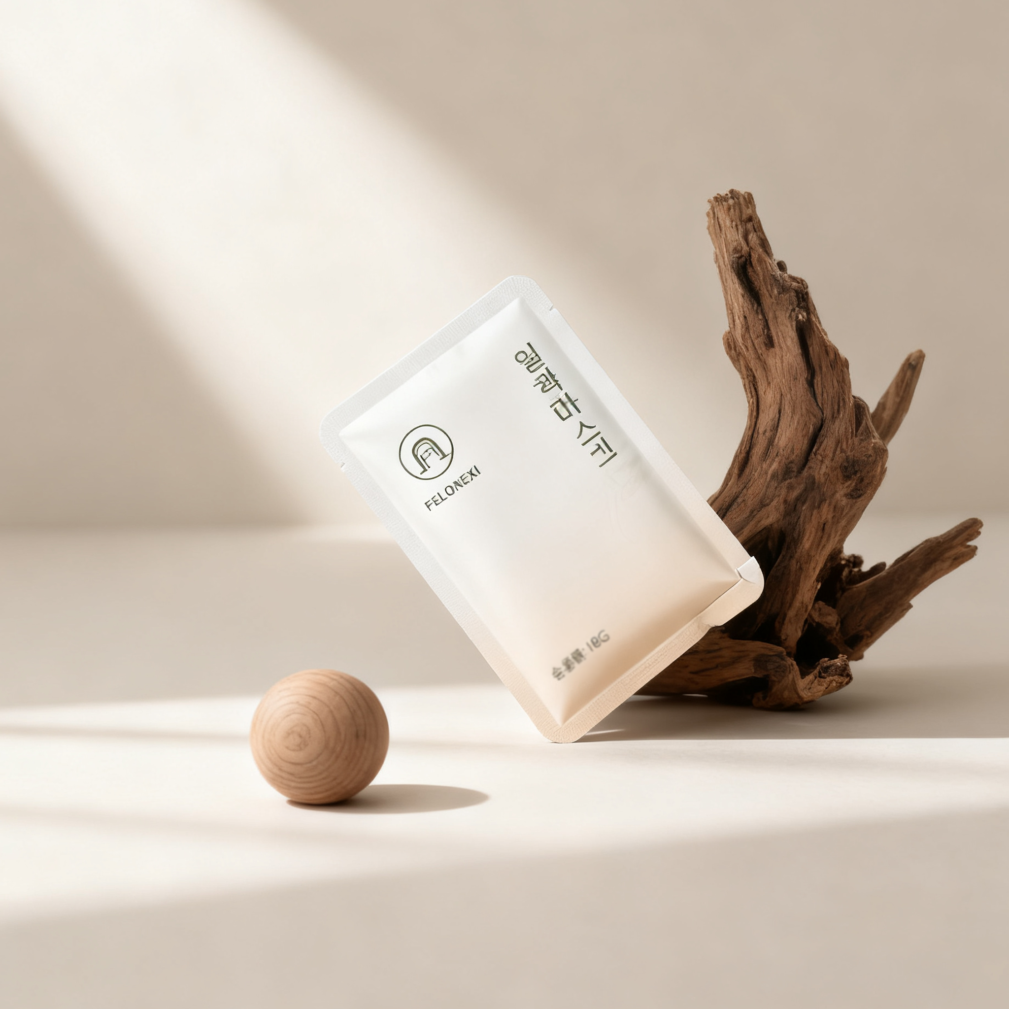 수분충전 브라이트닝 마스크팩 패키지 이미지