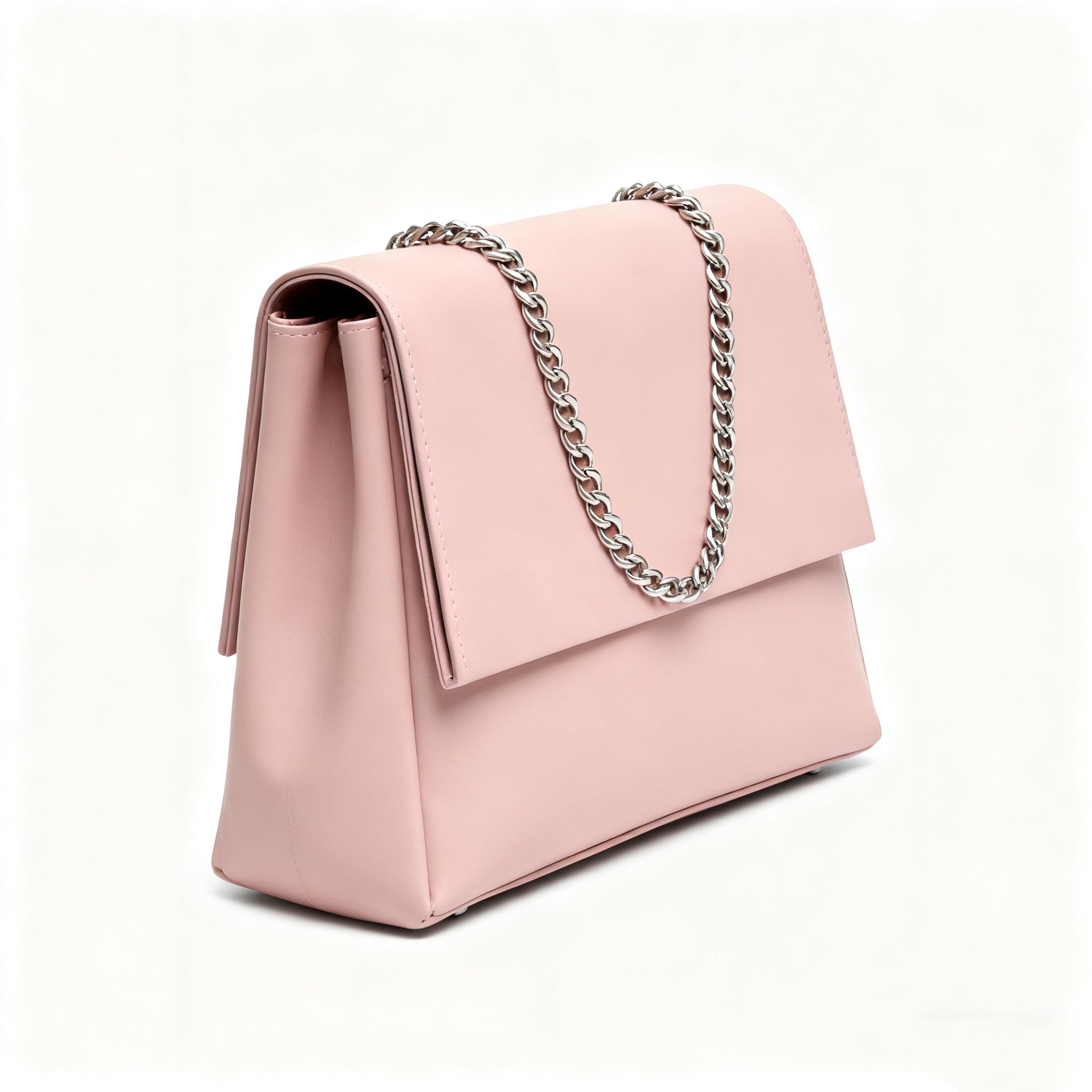 กระเป๋าถือสีชมพูดีไซน์ทันสมัย