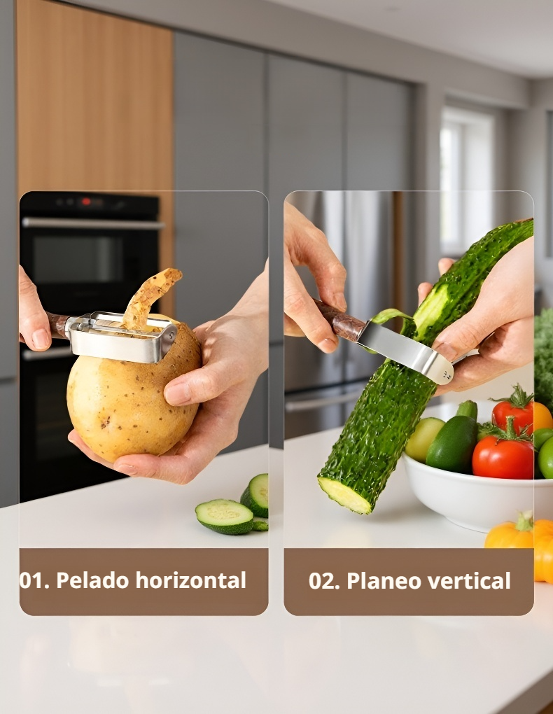 Utensilio de acero inoxidable para cocina y nueces