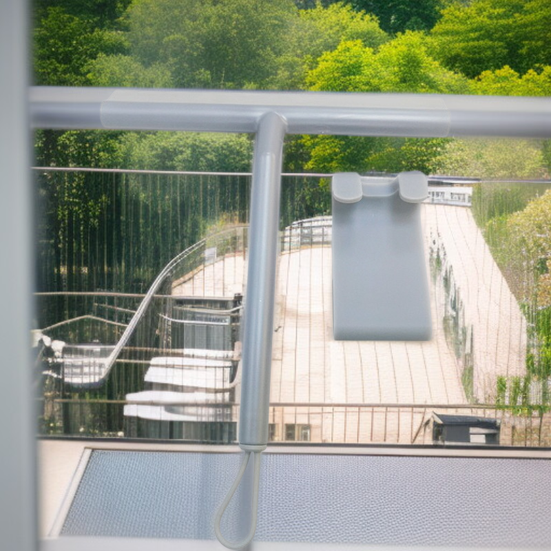 持ちやすいハンドル付きガラスクリーナー