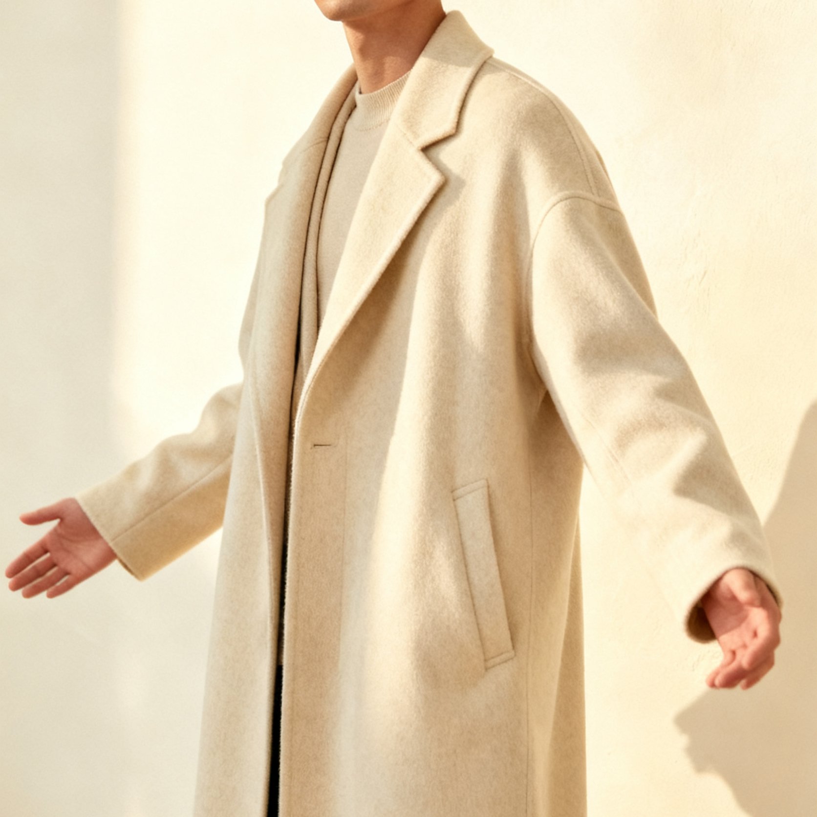 남성 캐시미어 코트