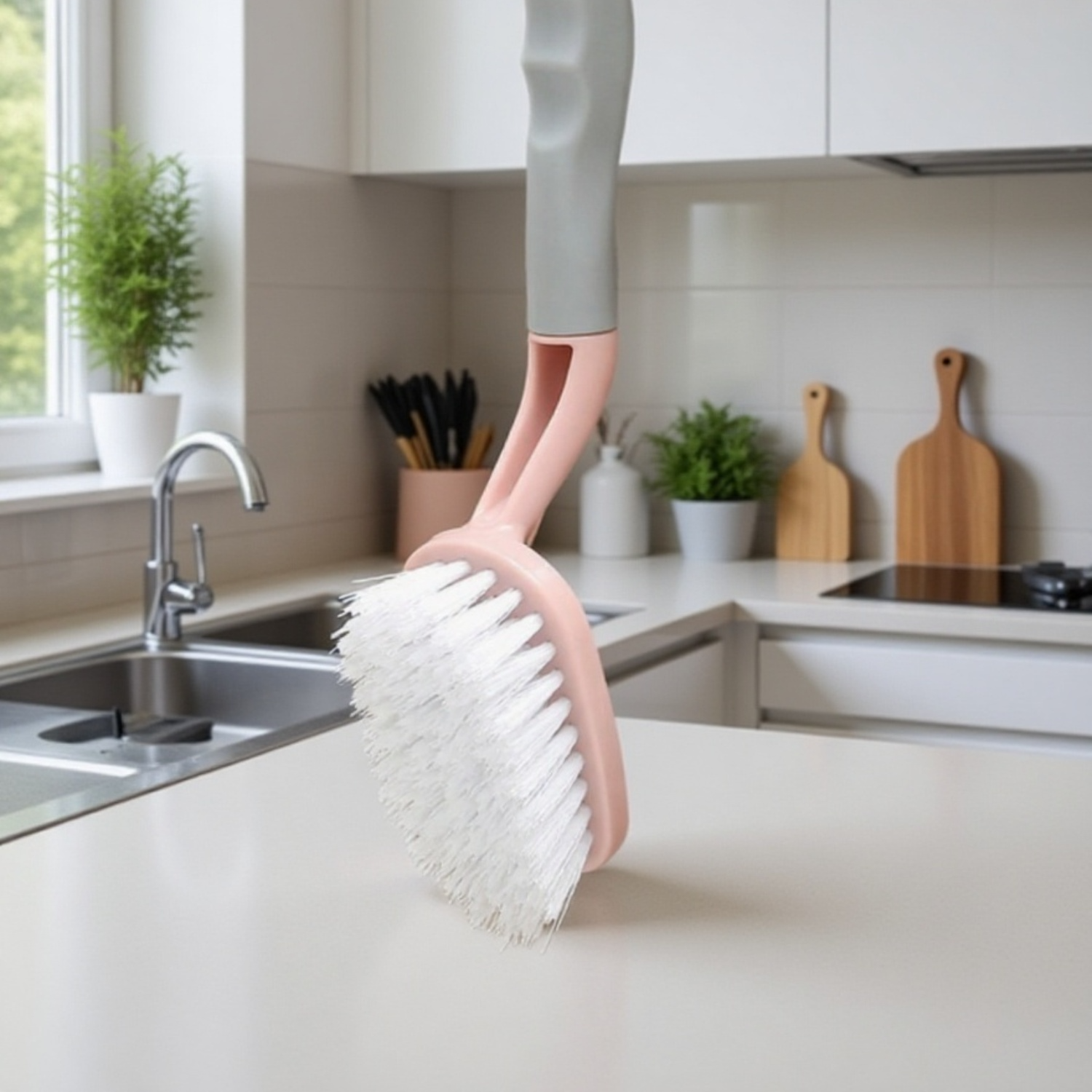 Producto innovador para limpiar rincones del baño