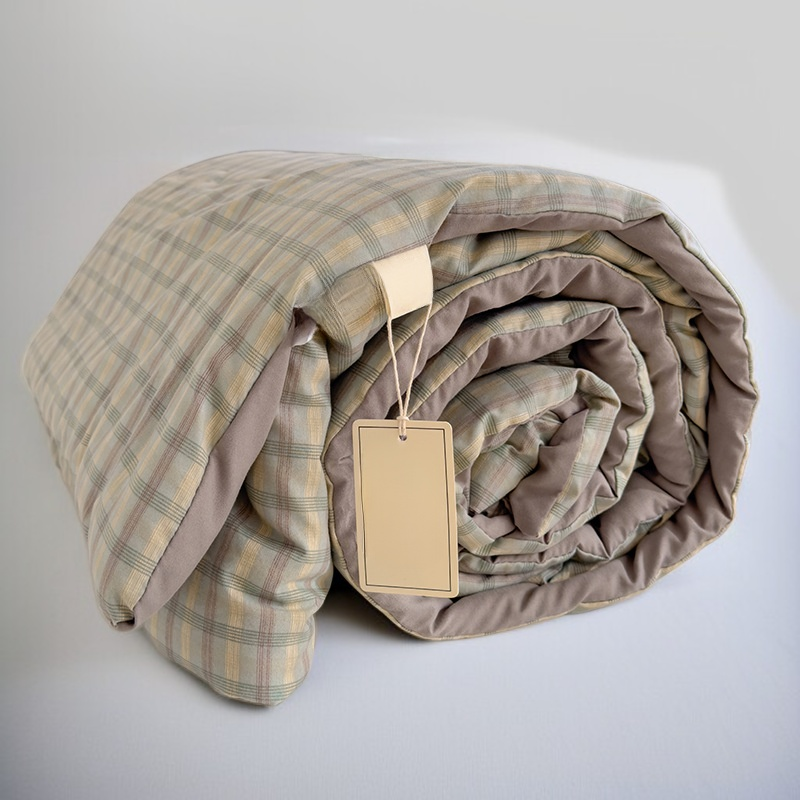 Summer Cloud Cotton Plaid Air Conditioning Quilt