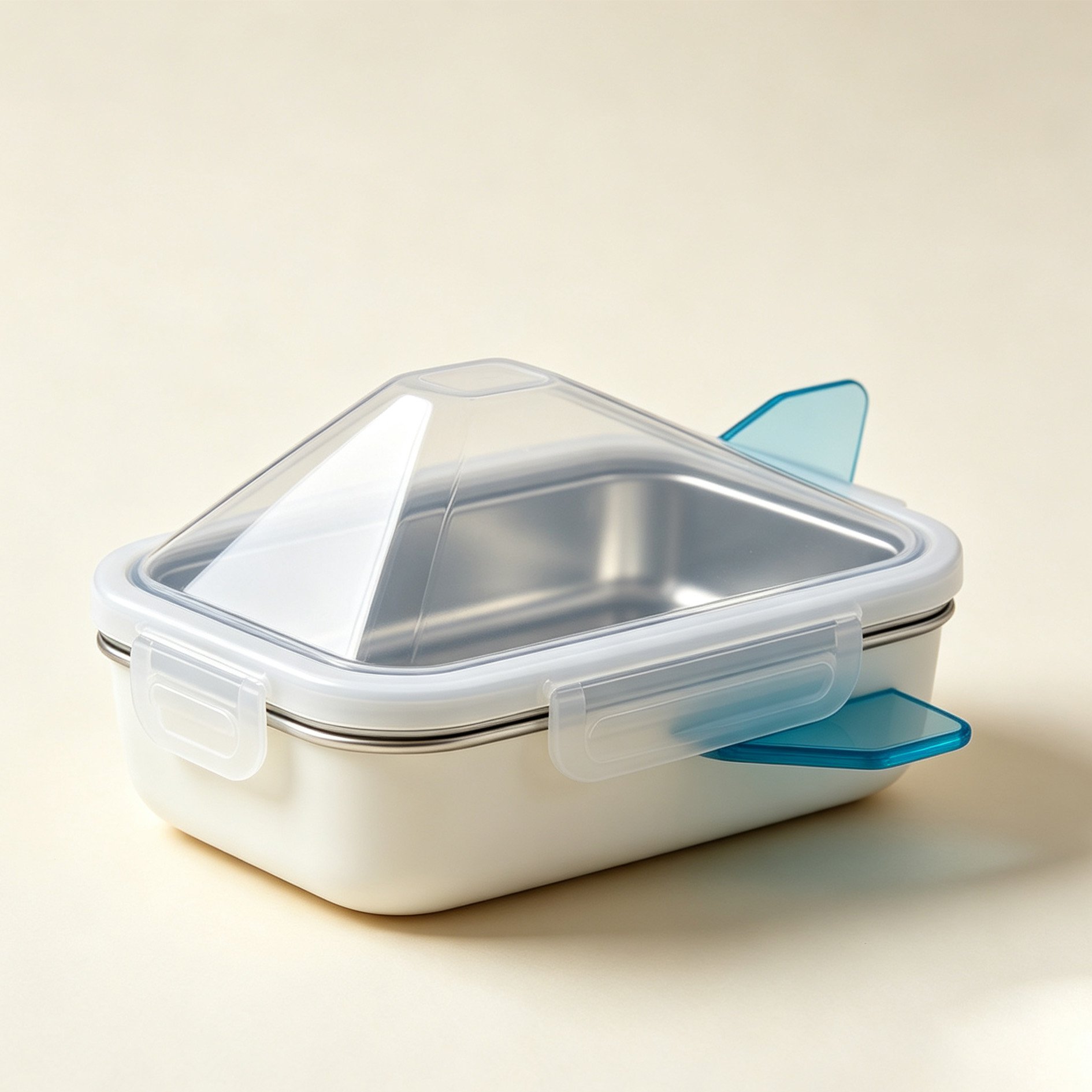 Secure food container designed for fighter jet use