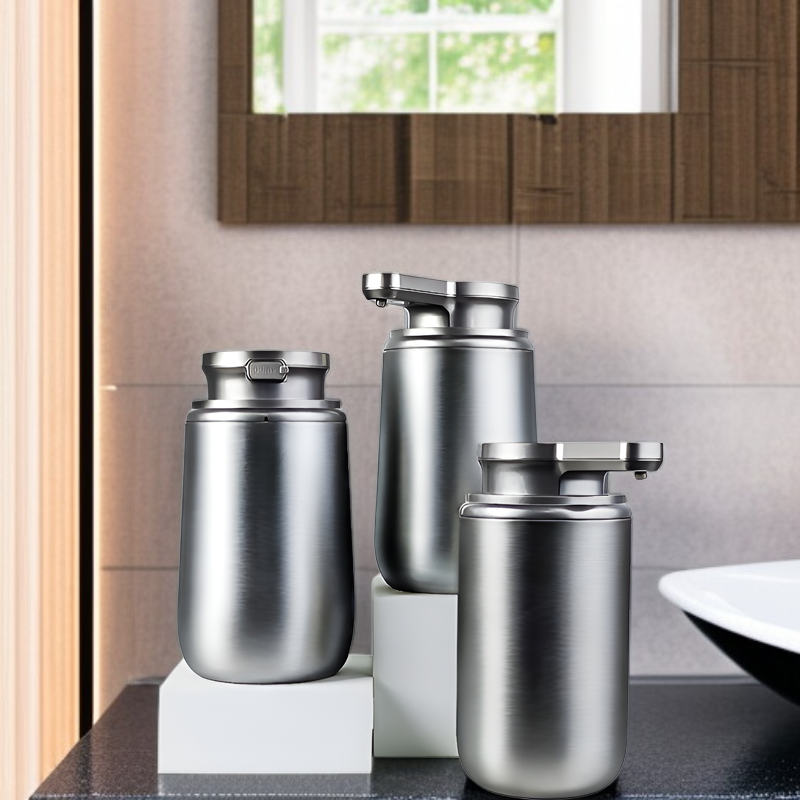 Automatic Sensor Soap Dispenser Stainless Steel Home Electric Hand Washer Kitchen Soap Box