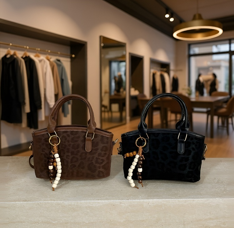 高級感あるスエード素材のディテール