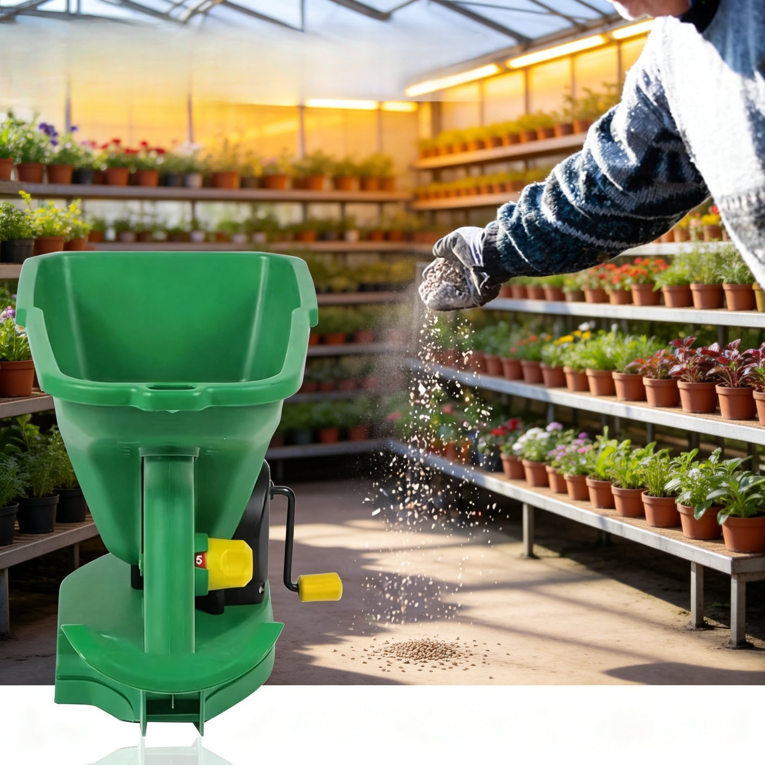 Multifunktionales Gartensaatgerät für Sojabohnen und andere Samen