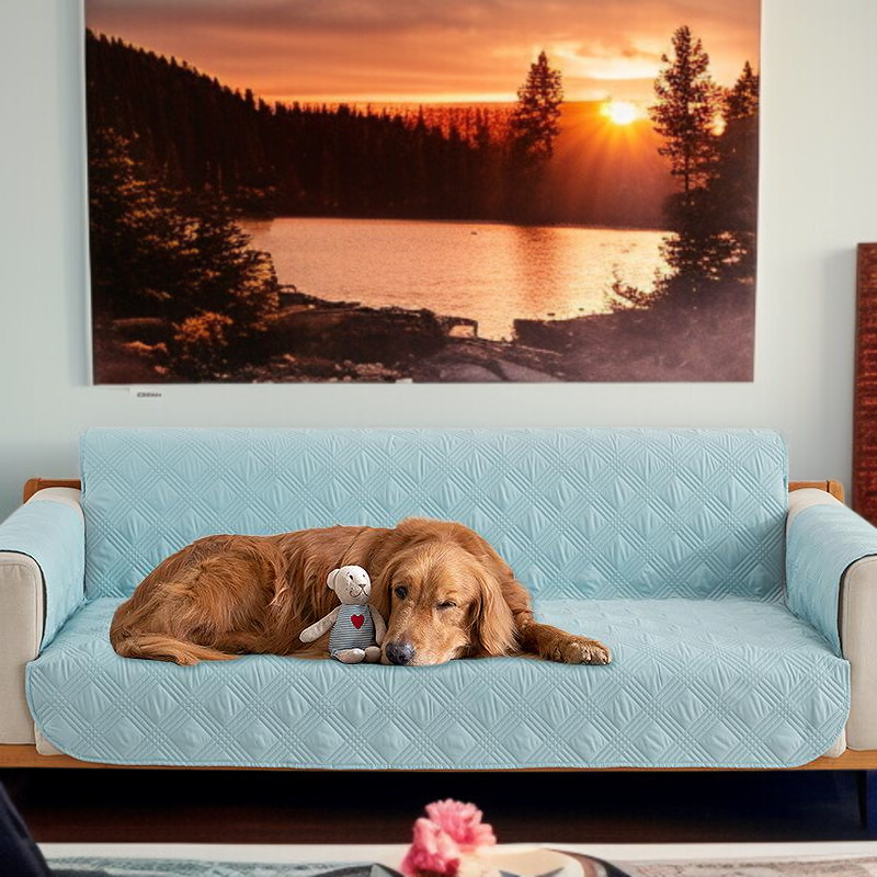 ペットソファークッション リビングルーム用フルカバーソファカバー 背もたれソファクッションカバー