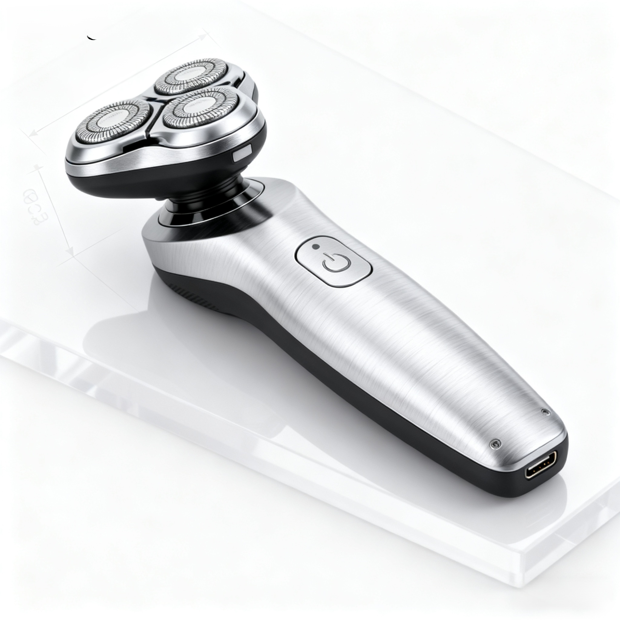 사이클론 기능이 있는 남성용 전기 면도기