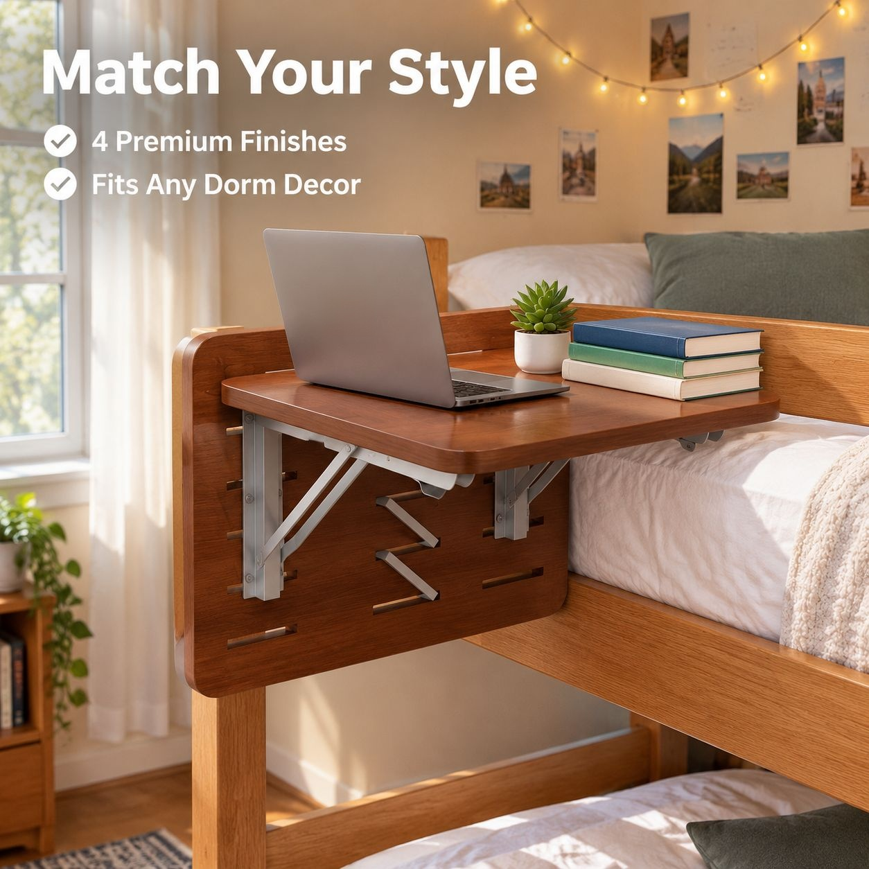 Large Computer Desk for Bunk Bed Dormitory