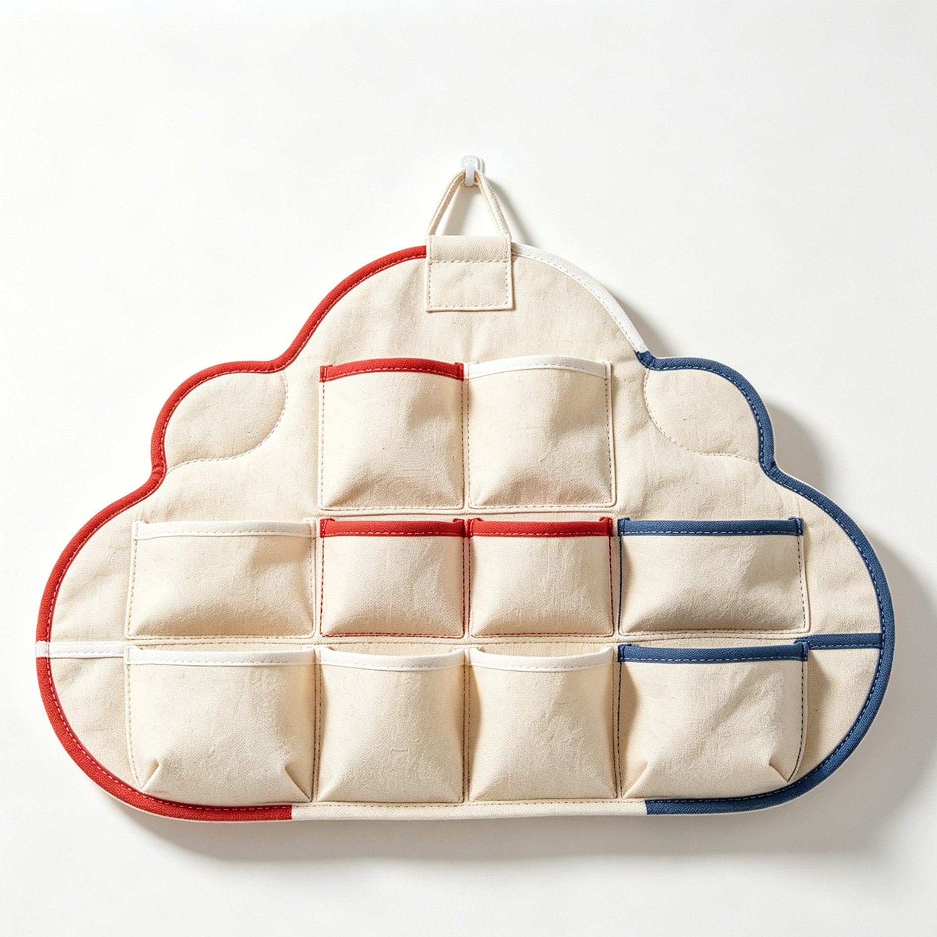 Fabric hanging storage bag