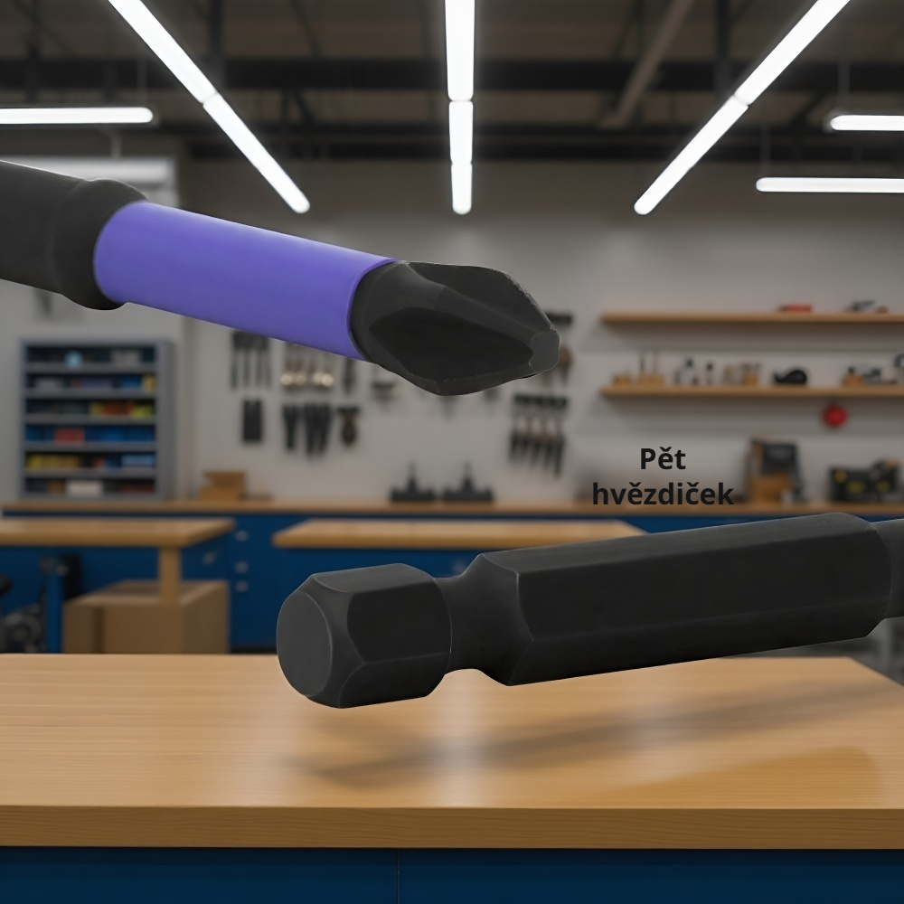 Sada magnetických bitů S2 oceli