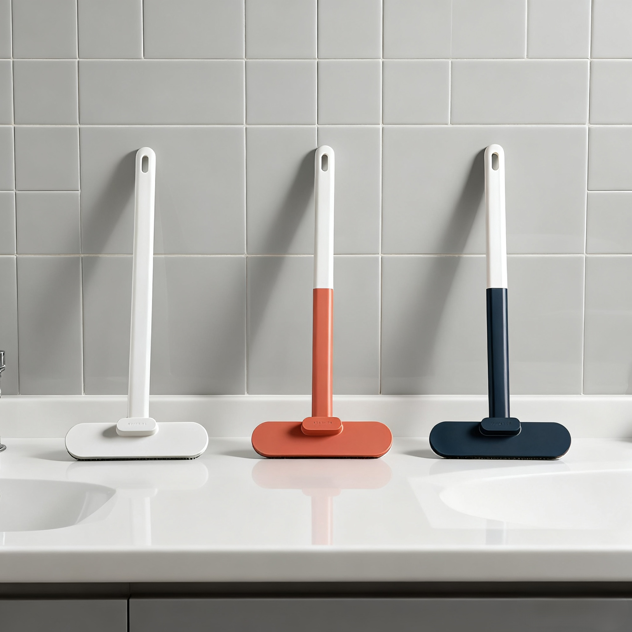 水洗い掃除用ブラシ 取り外し可能なハンドル