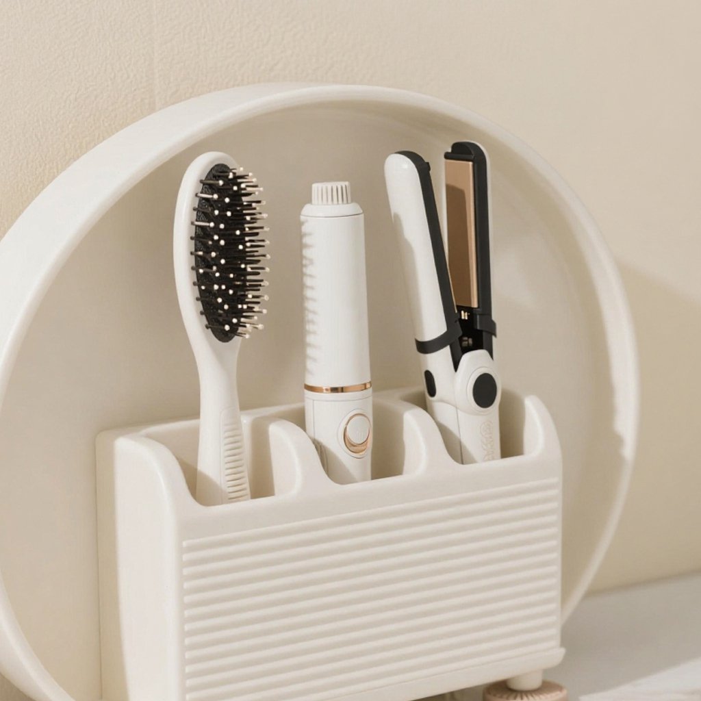 올인원 빗, 컬링봉, 수납 거치대