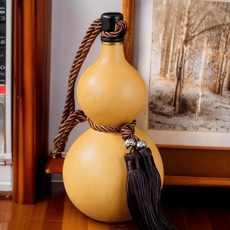 قارورة نبيذ عتيقة مقاومة للتسرب من الشمع النحلي، سهلة الحمل للاستخدام الخارجي