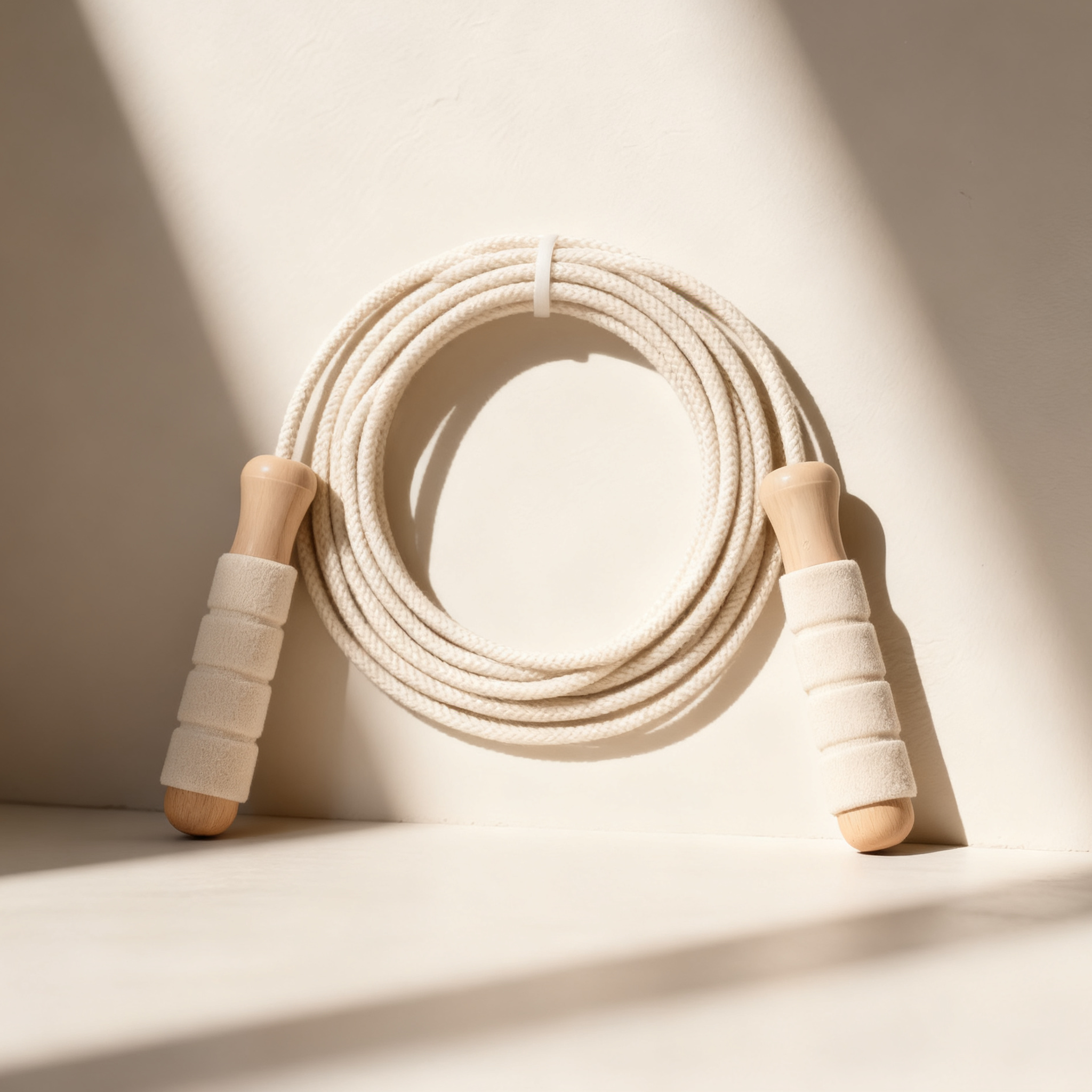 부드러운 면 손잡이 운동 줄넘기 3개 세트 전체 이미지