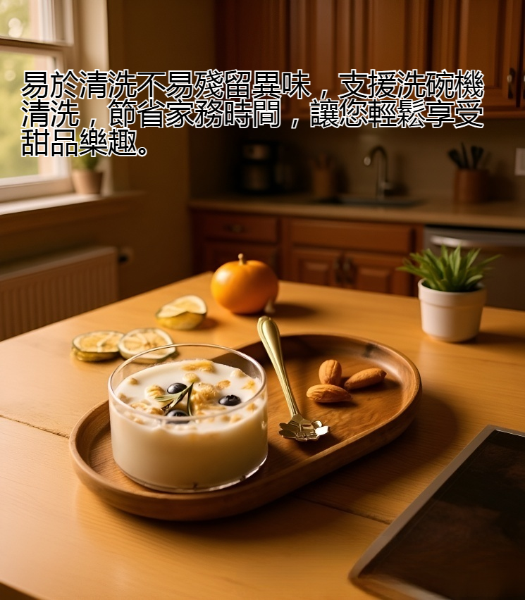 透明玻璃甜品碗盛裝水果