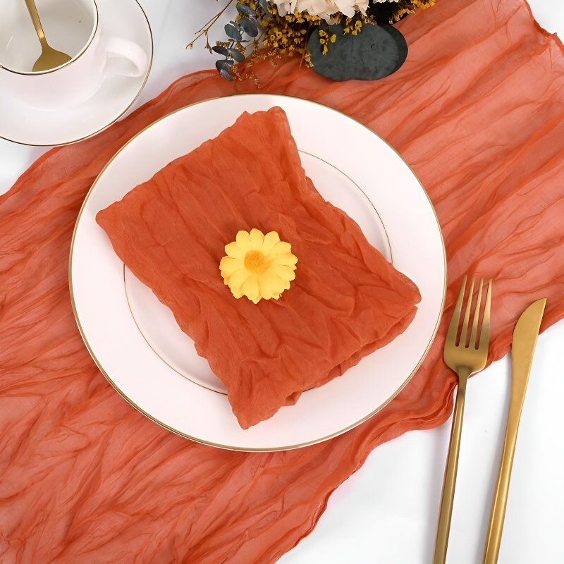 Square crepe placemats