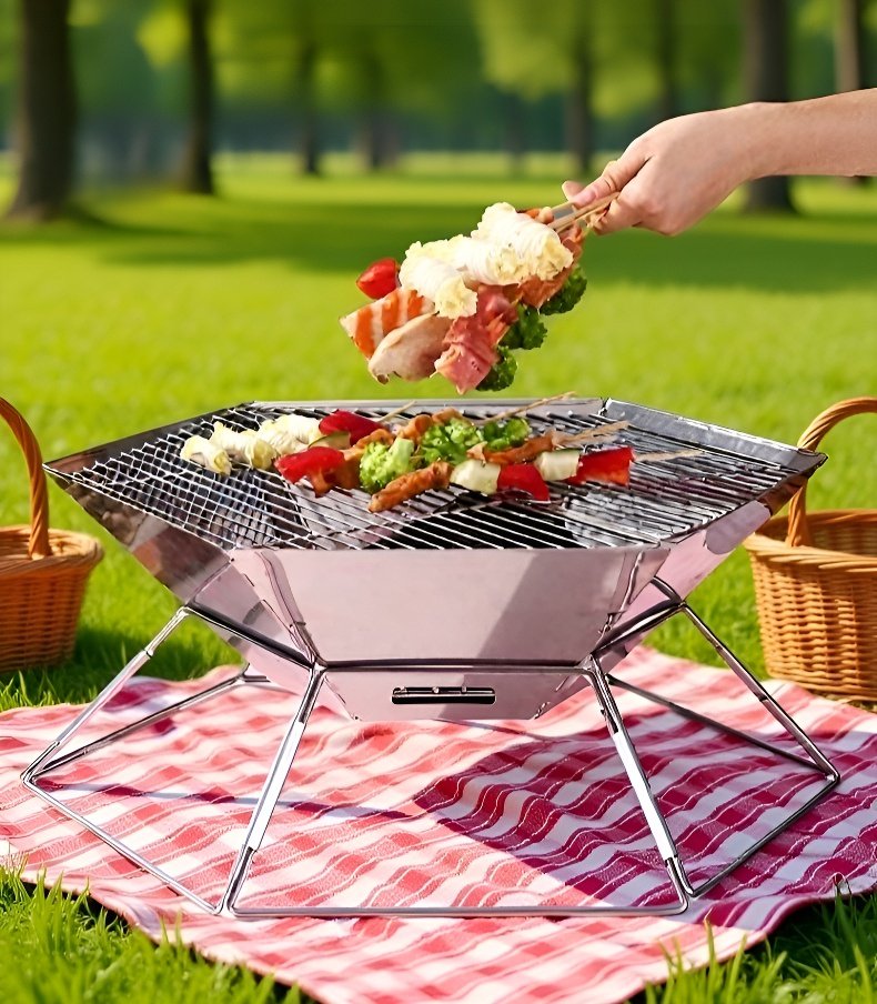 바비큐용 브러쉬와 클리너