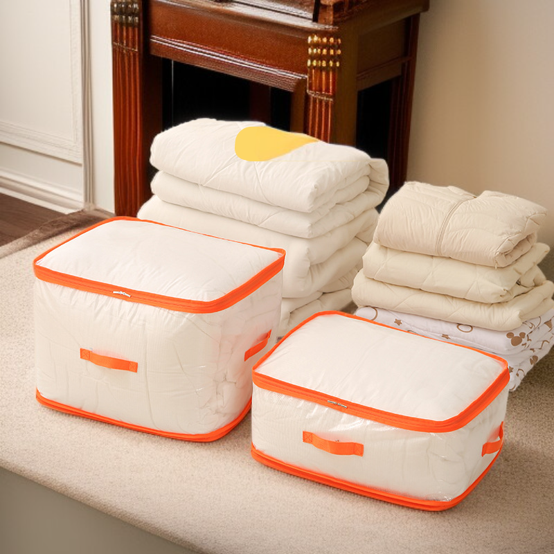 Home Portable Large Capacity Visual Transparent Clip Mesh Clothes Organizer