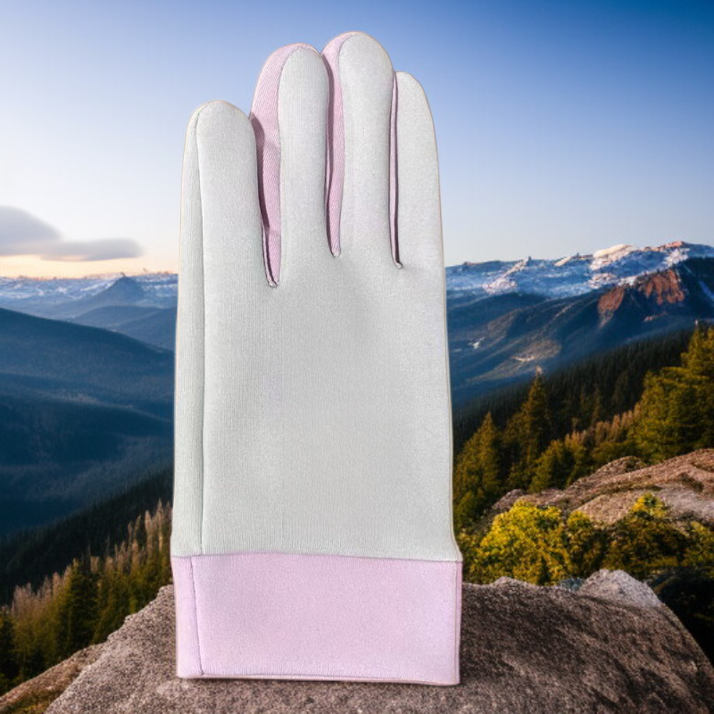 قفازات دافئة للأزواج مع خاصية اللمس وتغطية إصبعين ومضادة للانزلاق لركوب الدراجات