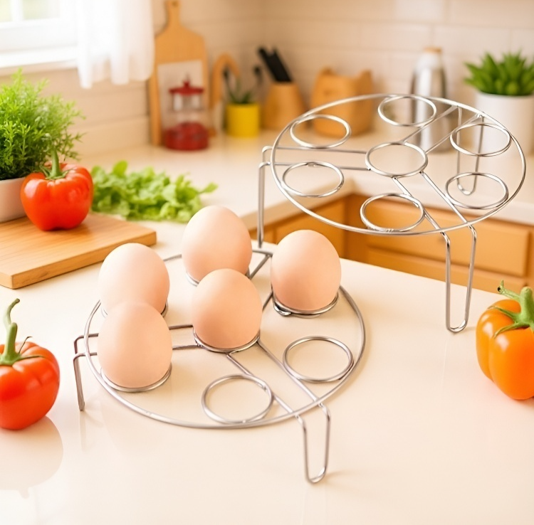 Compact egg cooker suitable for home kitchen