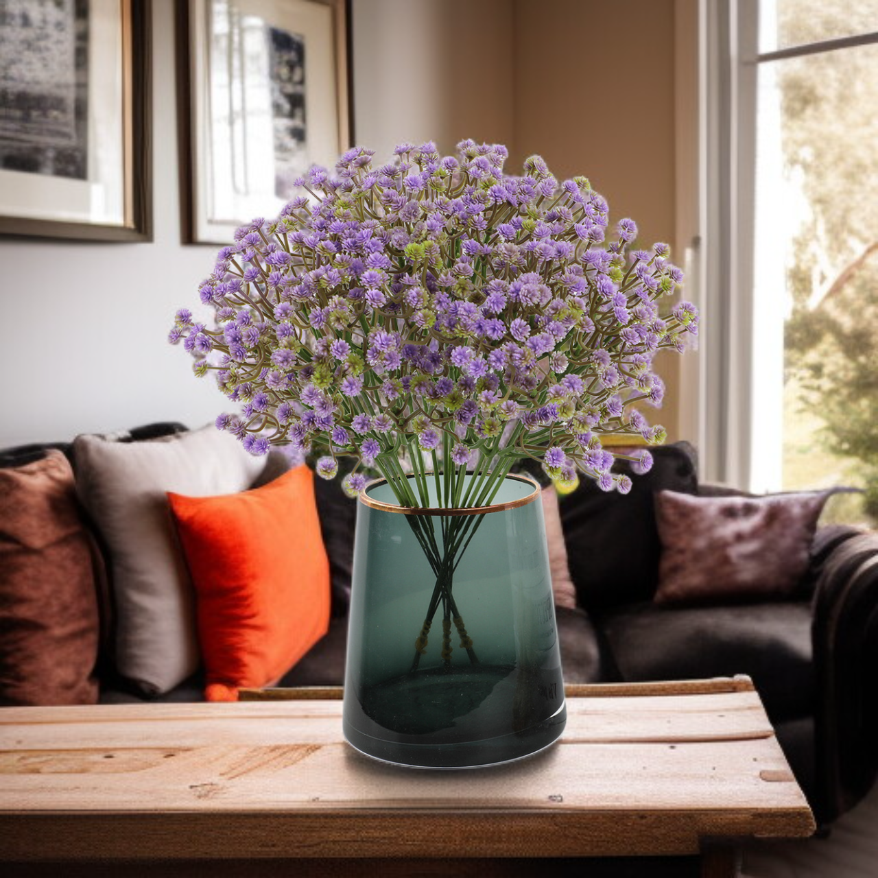 인공 꽃다발 장식