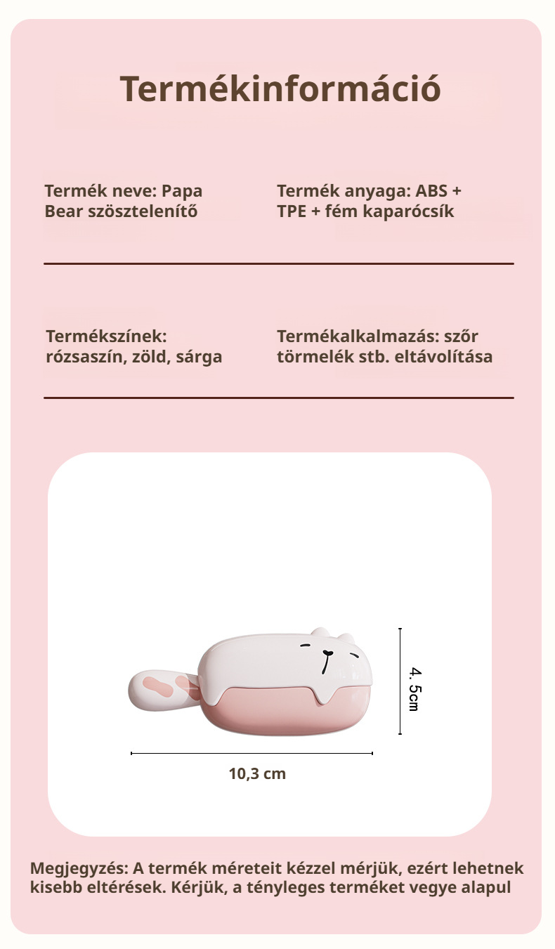 Szösztelenítő használata kanapén