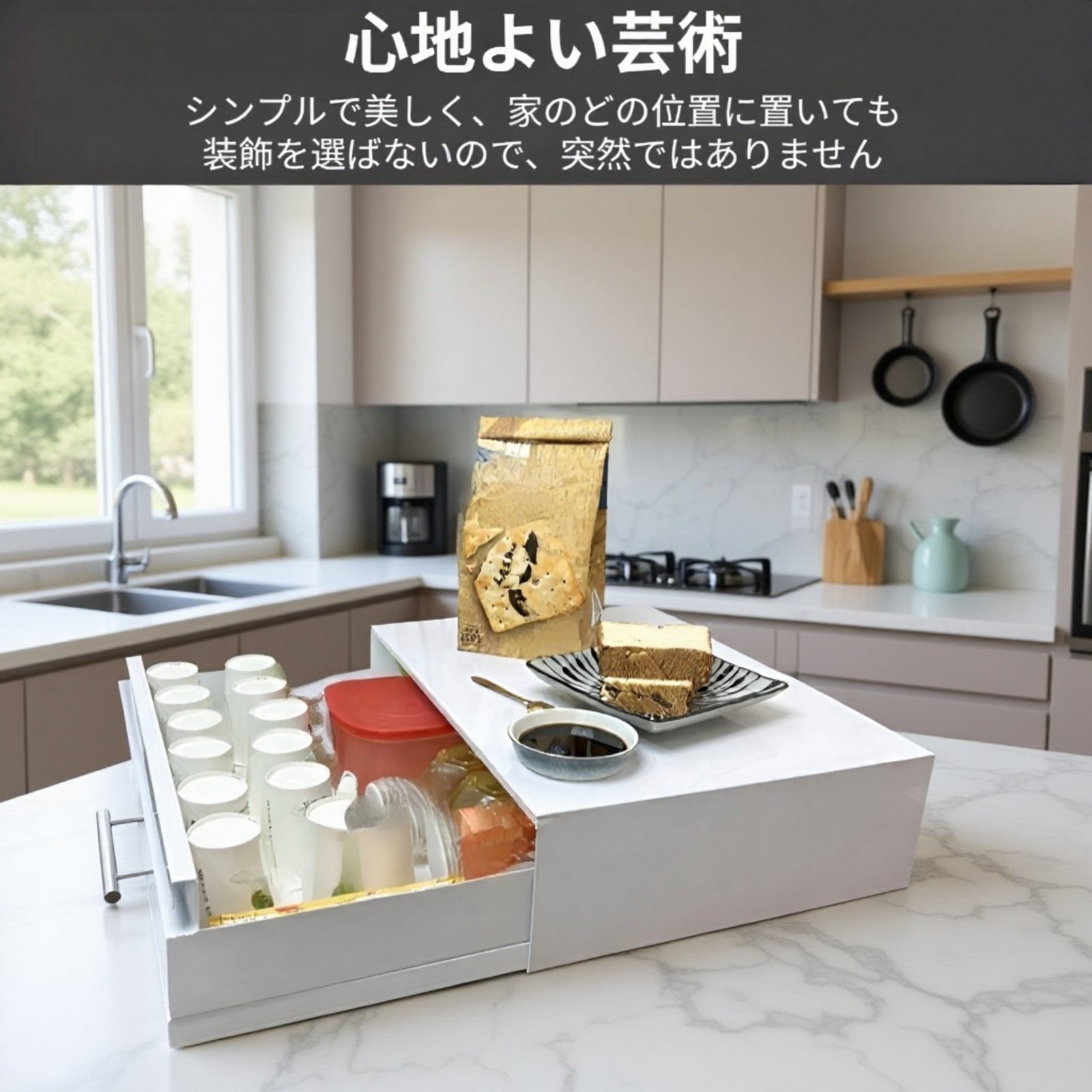 キッチン電子レンジ用吊り下げラック