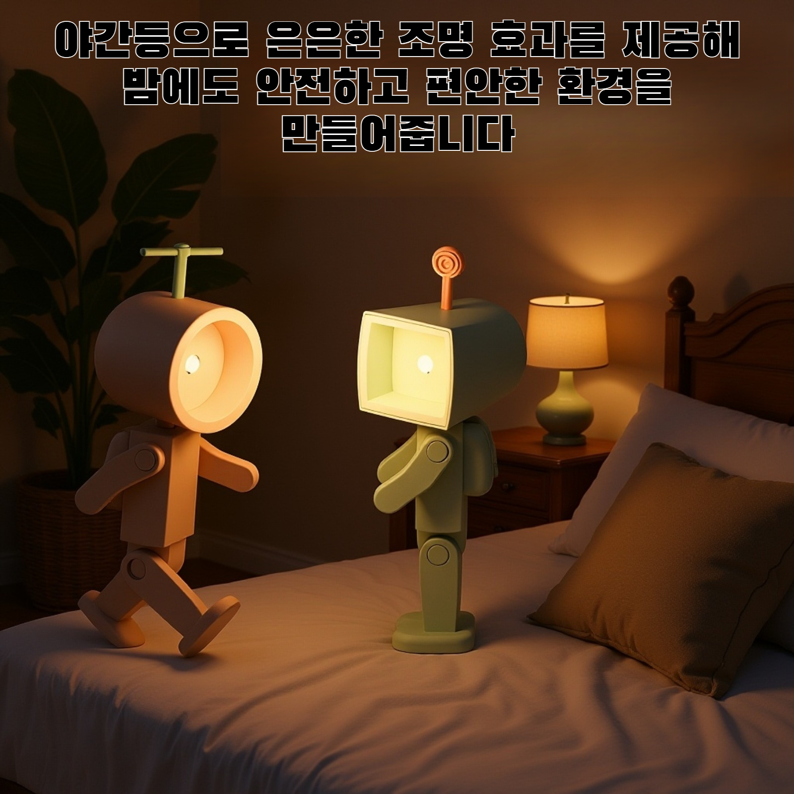 우주비행사 자석 야간등 제품 전체 이미지
