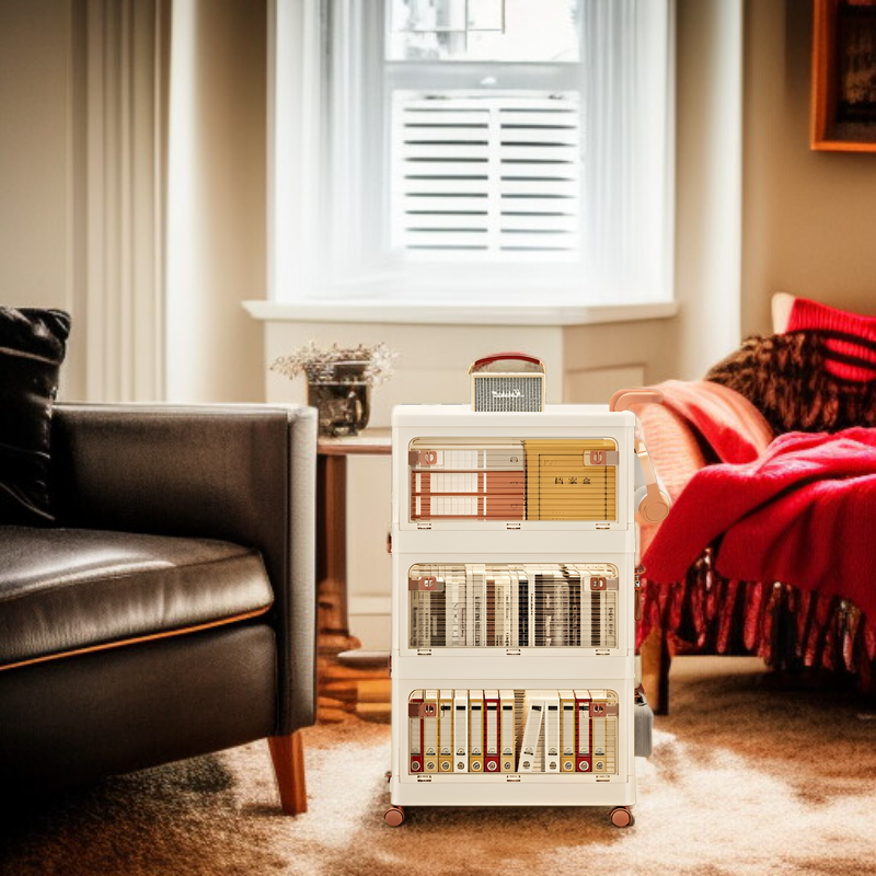 Gabinete de almacenamiento de snacks para niños, sin necesidad de instalación