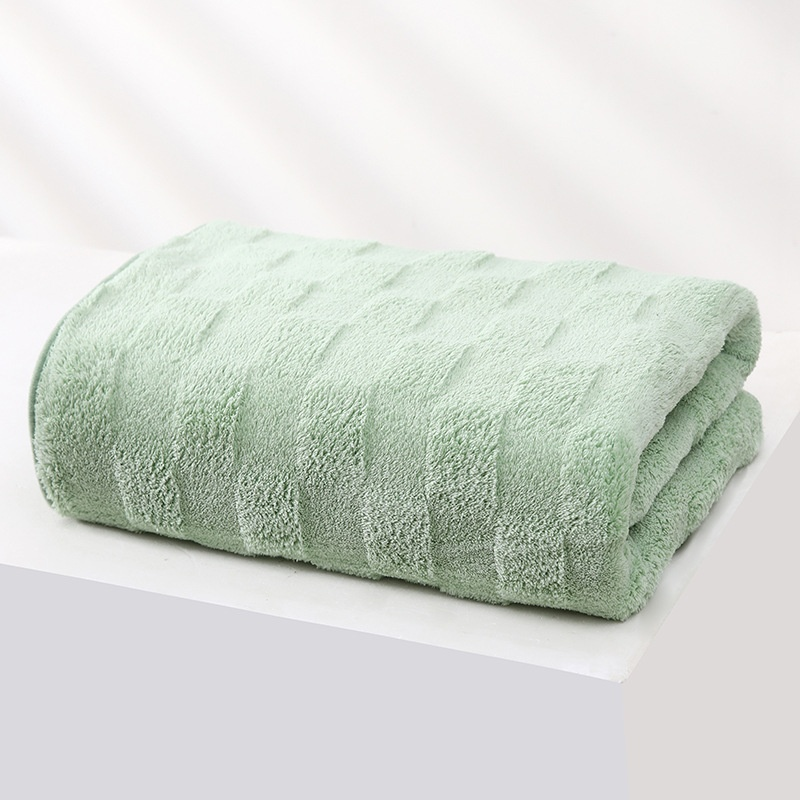 Absorbent Thick Coral Velvet Bath Towel