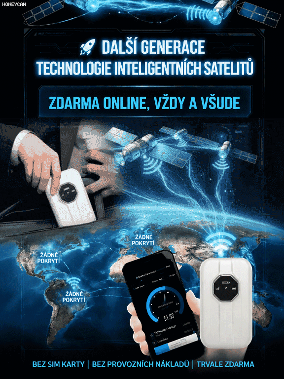 Pouze za 1090 Kč získáte doživotní neomezenou bezplatnou satelitní Wi-Fi