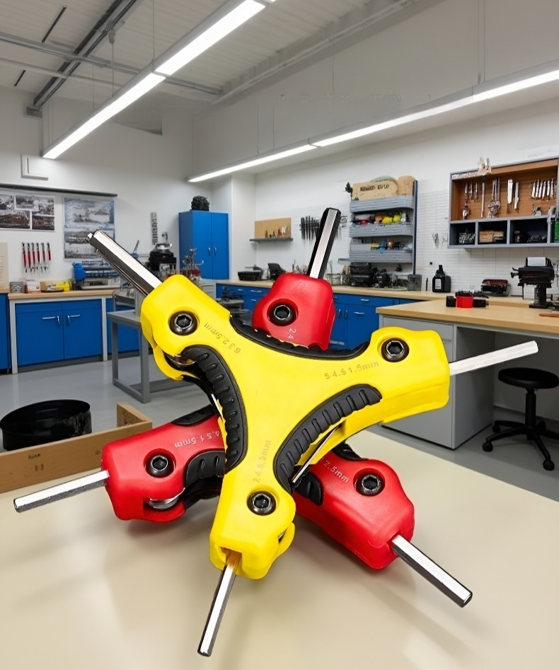 Haushalts-Set mit extra harten Innensechskant-Schlüsseln