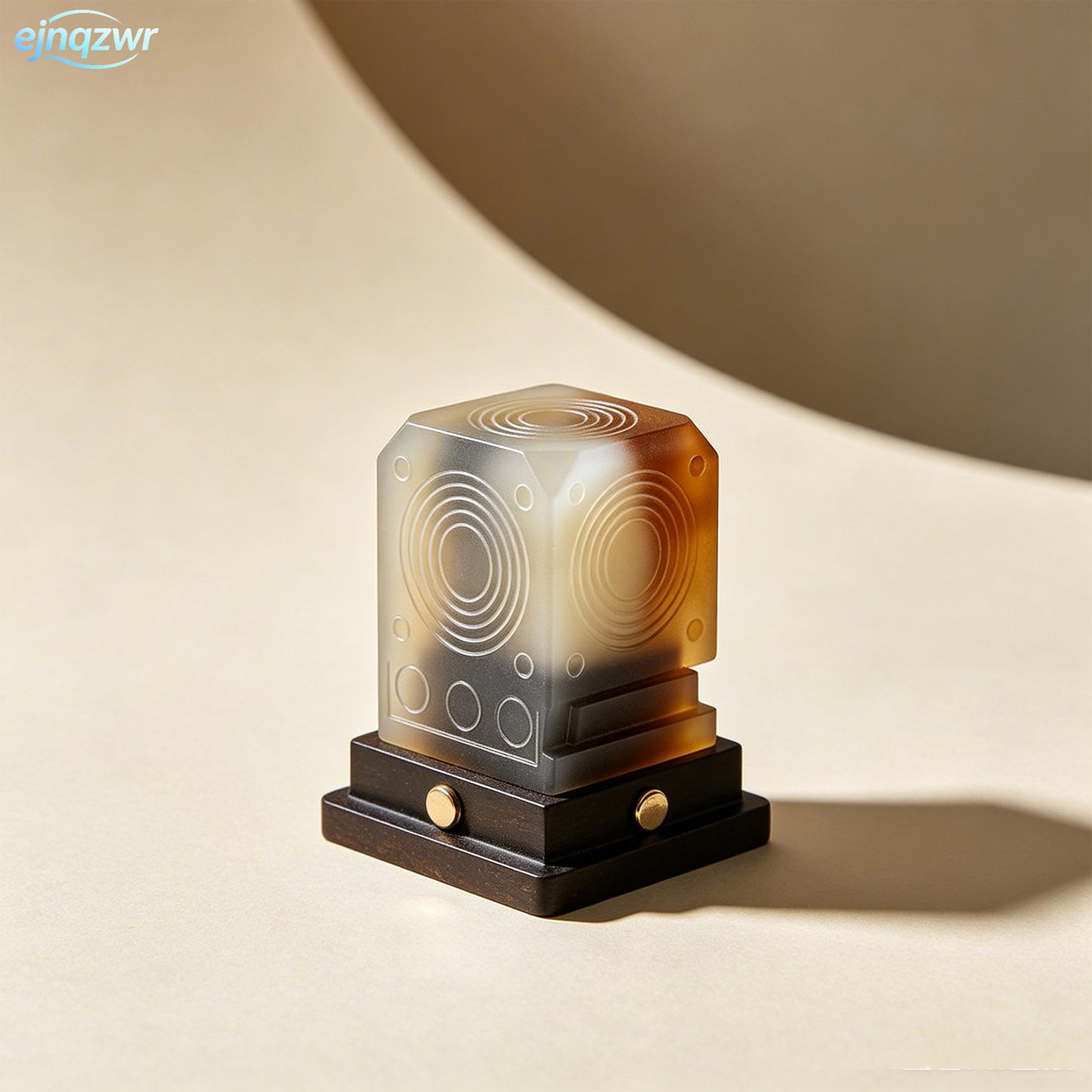 Transparente Stempelbasis aus Resin