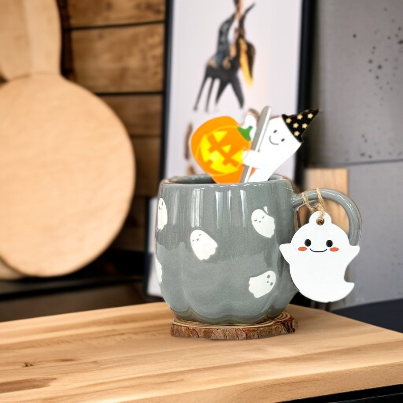 陶瓷咖啡杯耐熱易清洗特寫