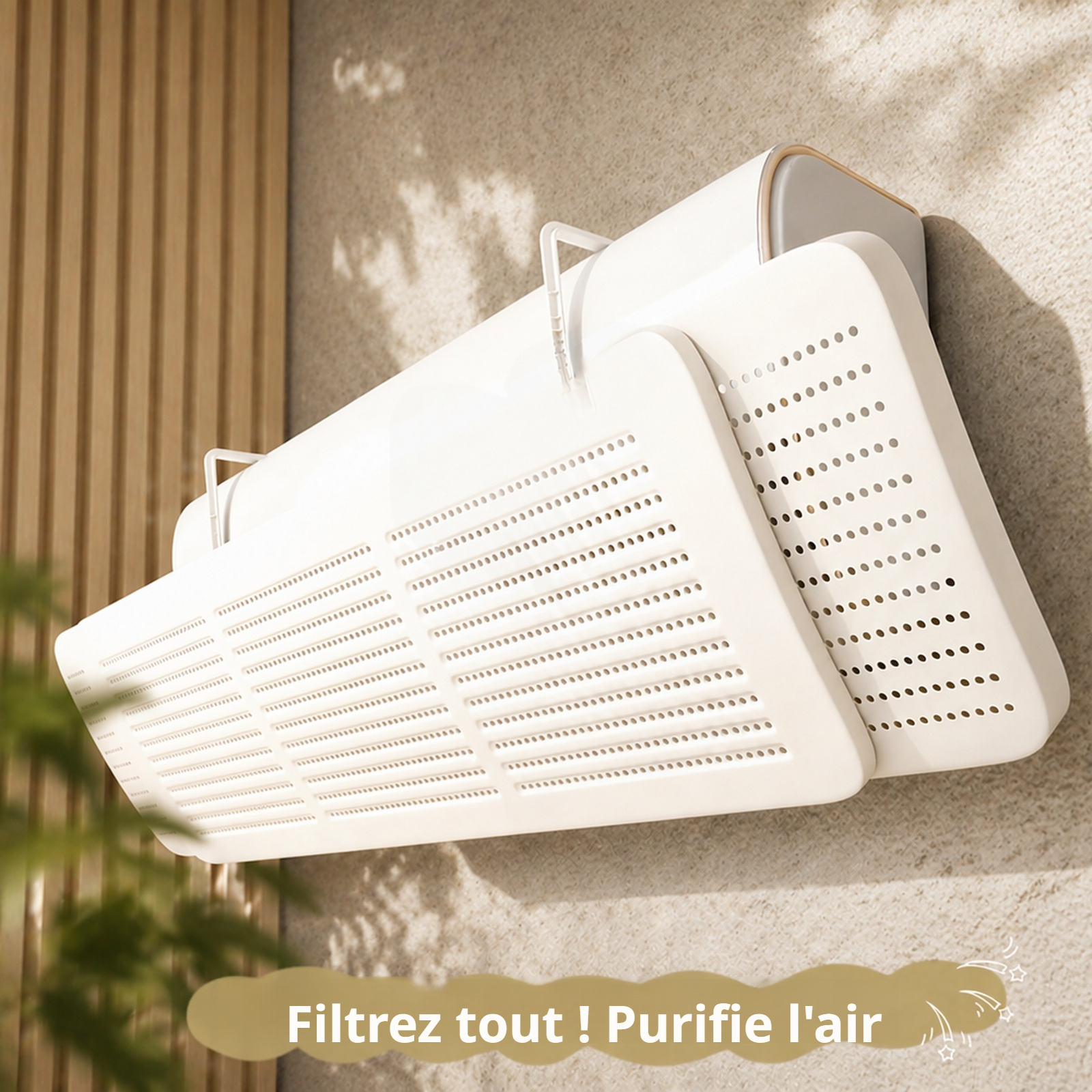 Déflecteur de climatisation anti-vent direct, protège la santé