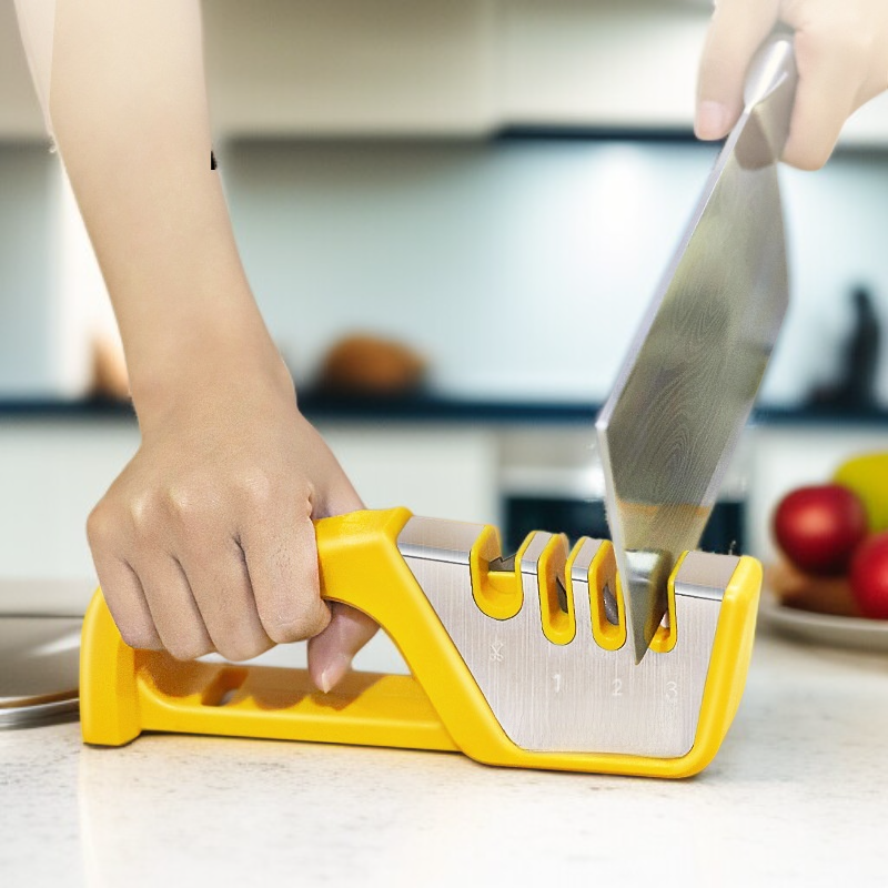 다기능 스테인리스 가위 칼갈이 주방도구