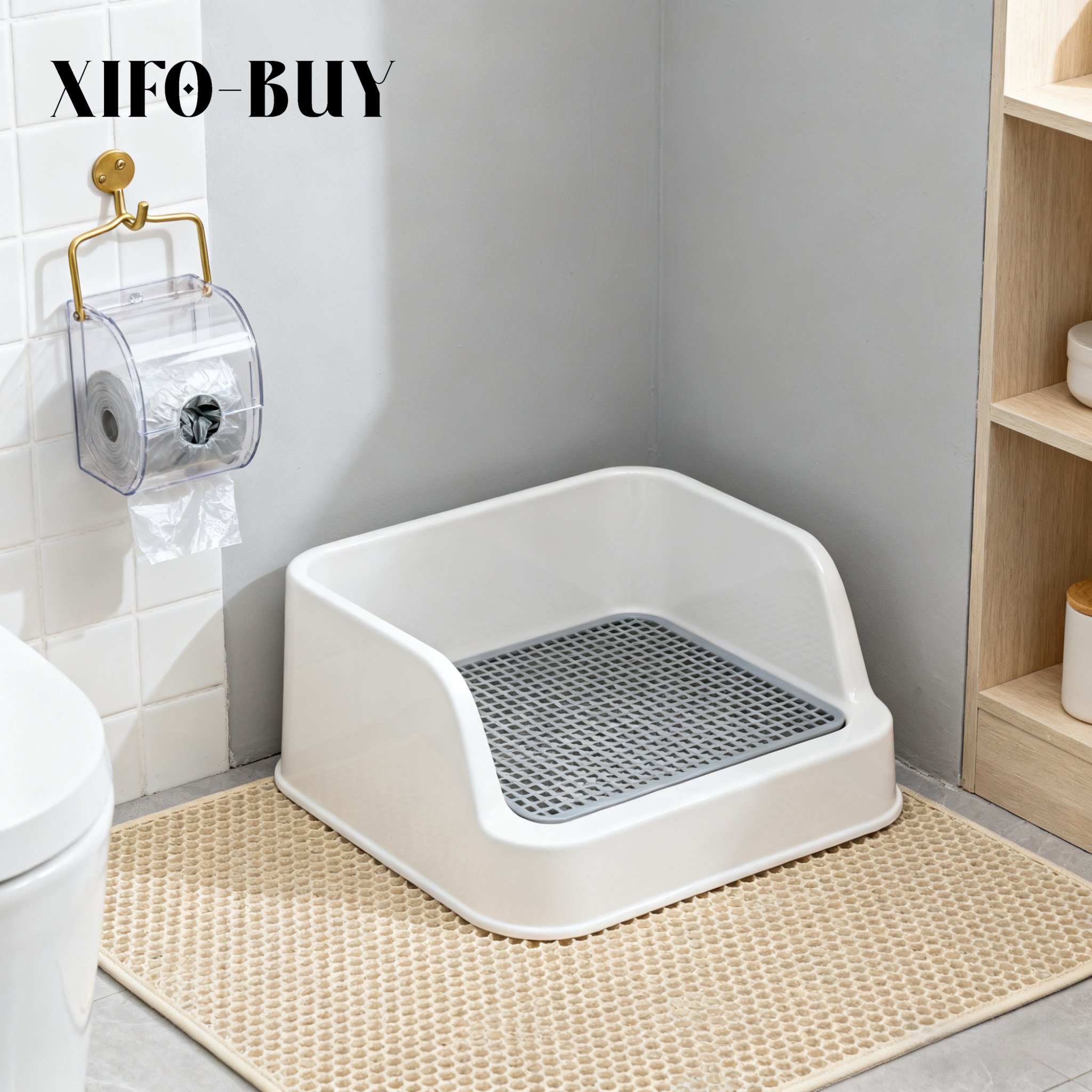 ห้องน้ำสัตว์เลี้ยงแบบเรียบง่าย