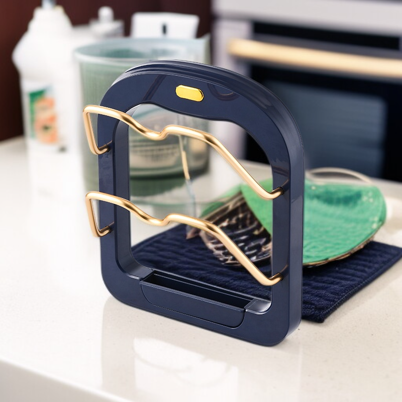 Multifunctional Wall-Mounted Kitchen Shelf with Drainage Tray