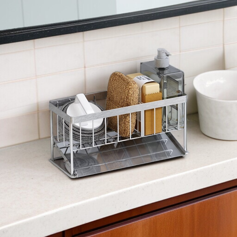 Schwammtuchhalter Aus Edelstahl Waschlappen Lagerung Mehrerer Artikel Küchenarbeitsplatte Hochwertig