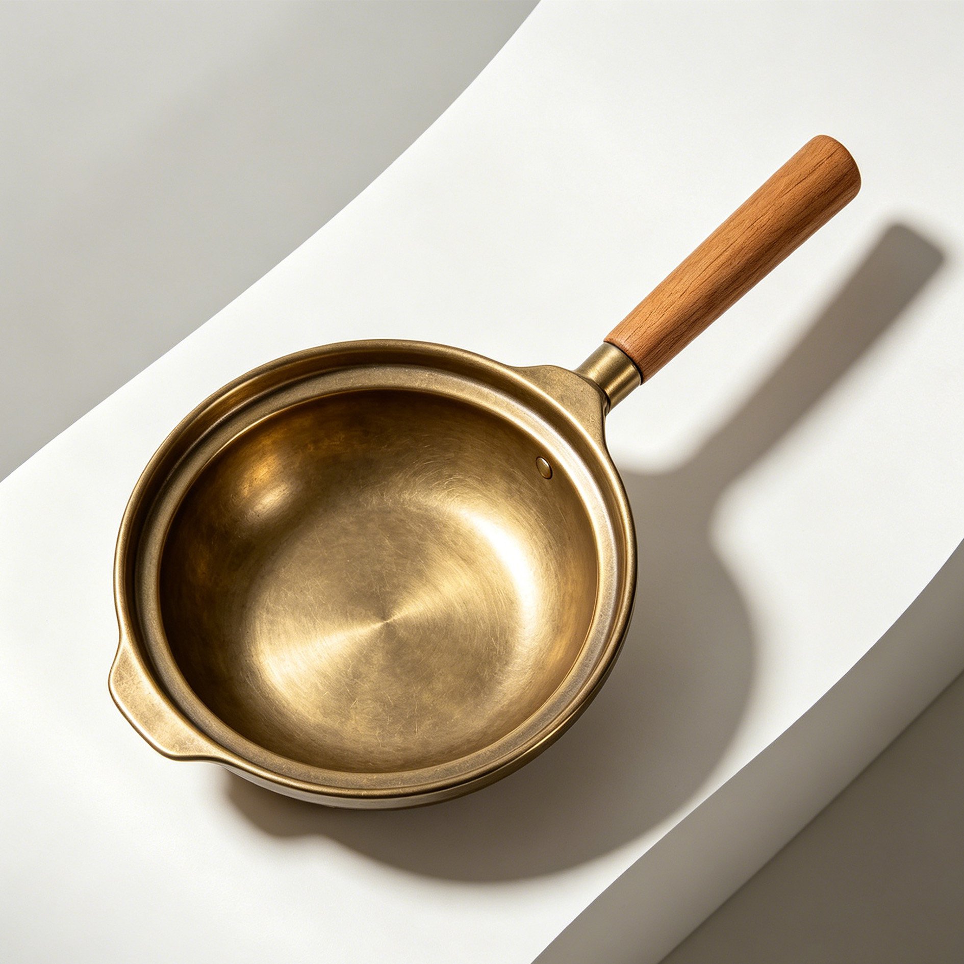 Wok aus Messing