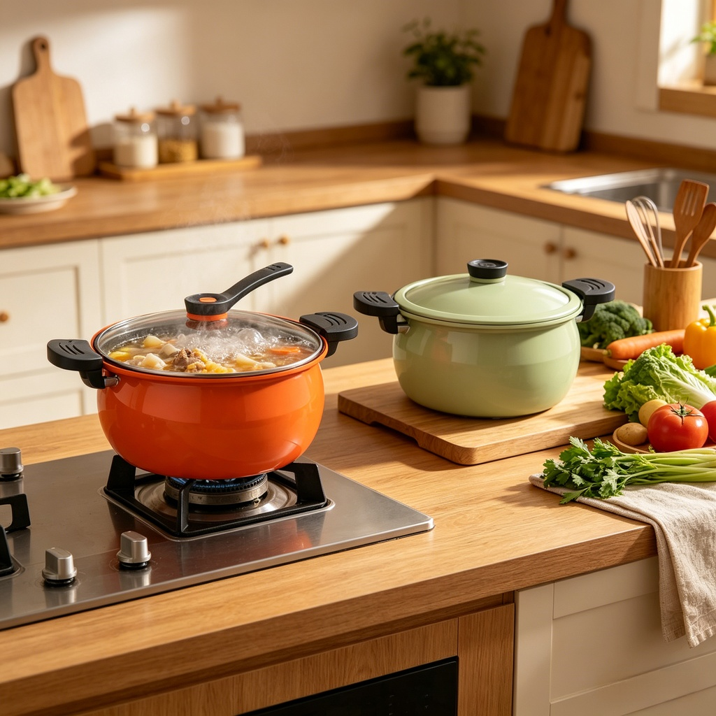 다용도 미니 마이크로 압력 논스틱 냄비 가정용 압력솥