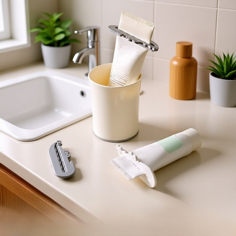 マスタードや歯磨き粉の無駄なく使い切るアイテム