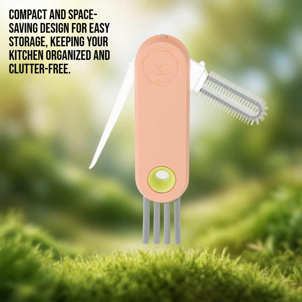 Versatile cup brush cleaning bottles and mugs