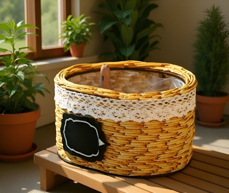 سلة زهور مثالية لتزيين المنزل