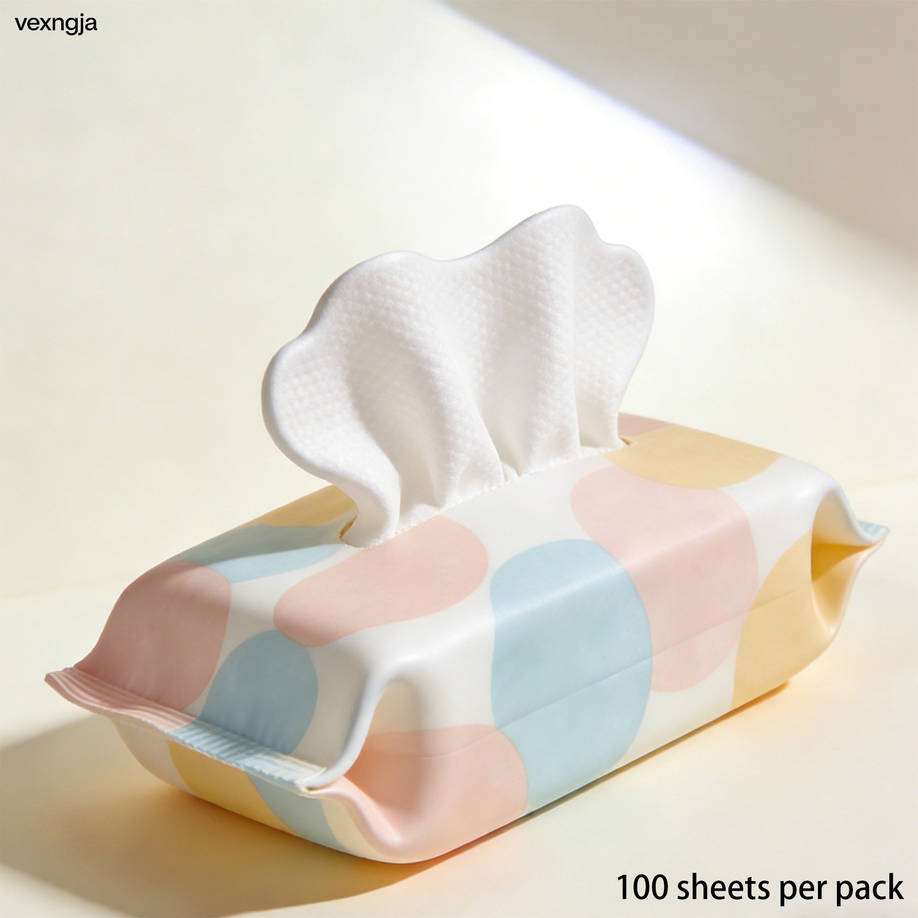 Biodegradable, eco-friendly cotton face towels